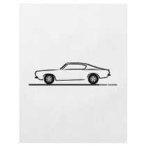 1968 1969 Plymouth Barracuda Personalized Flyer