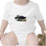 1968-69 El Camino Black Truck Baby Bodysuit