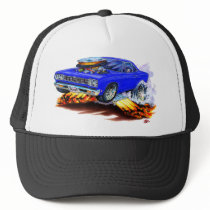 1968-69 Roadrunner Blue Car Mesh Hats