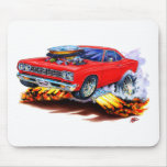 1968-69 Roadrunner Red Car mousepads