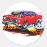 1968-69 Roadrunner Red Car Sticker