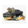 1968-70 Charger Black Car Postcards