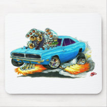 1968-70 Charger Blue Car Mousepads