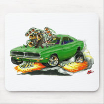 1968-70 Charger Green Car Mouse Pad