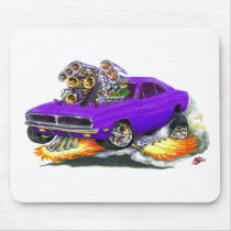 1968-70 Charger Purple Car Mousepad
