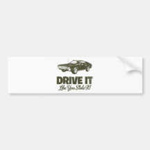 1968 AMC AMX BUMPER STICKERS