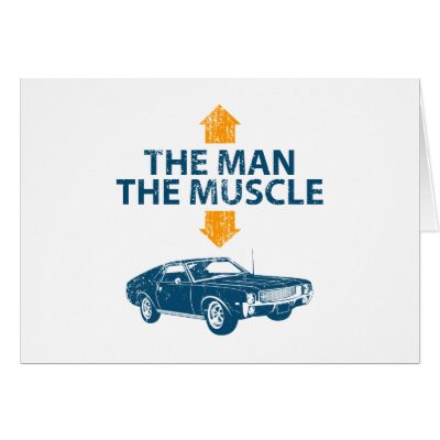 1968 AMC AMX GREETING CARDS by MuscleDude