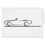1968 Camaro Convertible BLK Greeting Card