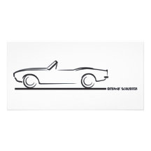 1968 Camaro Convertible BLK Customized Photo Card