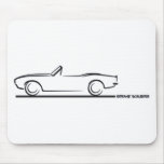 1968 Camaro Convertible BLK Mouse Pads