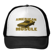 1968 charger golden american muscle hats