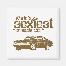 1968 Chevrolet Nova SS 396 Fridge Magnets