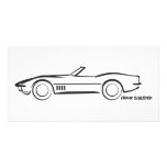 1968 Corvette Convertible BLK Photo Card Template