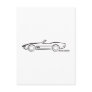 1968 Corvette Convertible BLK Post Cards