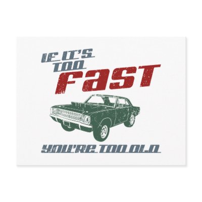 1968 Dodge Hurst Hemi Dart Post Card by MuscleDude