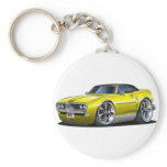 1968 Firebird Yellow-Black Car Keychain