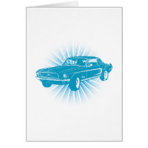 1968 Ford Mustang Coupe Card