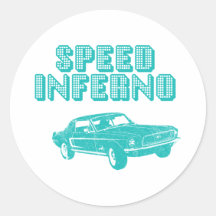 1968 Ford Mustang Coupe Stickers