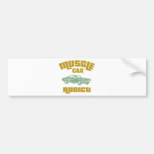 1968 Ford Mustang Fastback Bumper Stickers