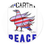 1968 Mccarthy Round Sticker