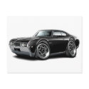 1968 Olds 442  Black Car postcards