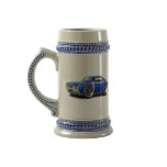1968 Olds 442 Blue-White Car Coffee Mug