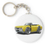 1968 Olds 442 Yellow-Black Convertible Keychain