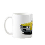 1968 Olds 442 Yellow-Black Convertible Coffee Mugs