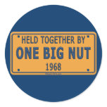 1968 One Big Car Nut Stickers