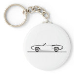 1968 Pontiac Firebird Convertible Keychains