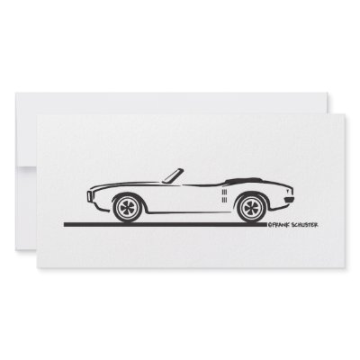 1968 Pontiac Firebird Convertible Photo Card by frengi