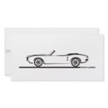 1968 Pontiac Firebird Convertible photo cards