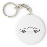 1968 Pontiac Firebird Keychain