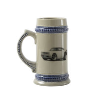 1968 Super Bee White-Black Top Wide Stripe Coffee Mug