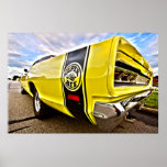 1969 1970 Dodge Coronet Super Bee HDR Art Poster posters