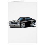 1969 Chevelle Black-White Car Card