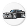 1969 Chevelle Black-White Car Fridge Magnets