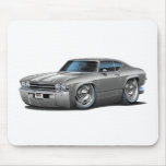 1969 Chevelle Silver-White Car mousepads