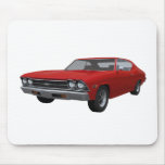 1969 Chevelle SS: Red Finish mousepads