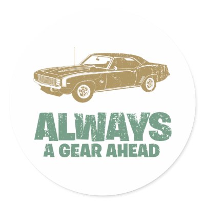 1969 Chevrolet Camaro SS Sticker by MuscleDude