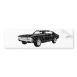 1969 Chevrolet Chevelle 396 SS Bumper Sticker