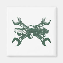 1969 Chevrolet Chevelle 396 SS Fridge Magnet