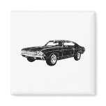 1969 Chevrolet Chevelle 396 SS Fridge Magnet