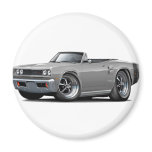 1969 Coronet RT Grey-Black Convert Magnet