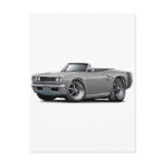 1969 Coronet RT Grey-Black Convert Post Cards
