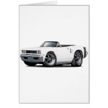 1969 Coronet RT White-Black Convert Greeting Cards