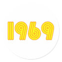 1969 design (40th birthday) stickers