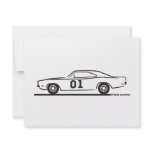 1969 Dodge Charger General Lee invitations