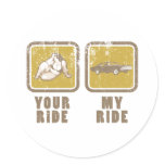 1969 Dodge Hemi Charger Round Sticker