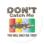 1969 Dodge Hemi Charger Round Sticker
